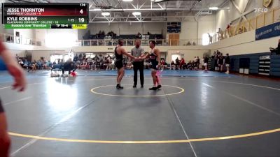 184 lbs Round 1 (6 Team) - Robert Easton Hopes, Northwest College vs Julian Gorring, Clackamas Community College