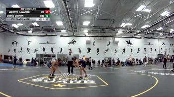 133 lbs 5th Place Match - Bryce Brown, Mount St Joseph vs Vicente Navarro, Henry Ford College