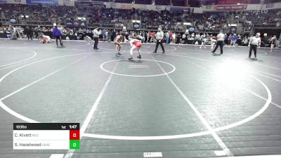 163 lbs Round Of 16 - Chase Kivett, Neosho Wrestling vs Samuelu Hazelwood, Unaffiliated