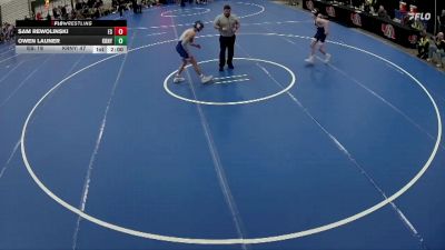 106 lbs Quarterfinals (8 Team) - Owen Launer, Kearney vs Sam Rewolinski, Elkhorn South