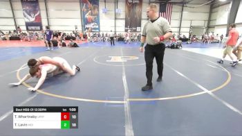 152 lbs Rr Rnd 1 - Tyler Whartnaby, Upstate Uprising vs Tyler Lavin, Indiana Outlaws Gray