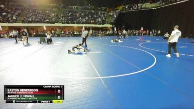 67 lbs Quarterfinal - Jagger Lundvall, Powerhouse Wrestling Club vs Easton Henderson, Big Game Wrestling Club