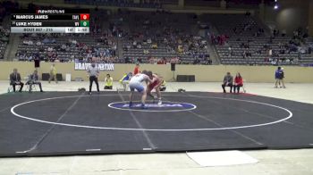 215 lbs 1st Place Match - Marcus James, Taylor County vs Luke Hyden, Walton-Verona