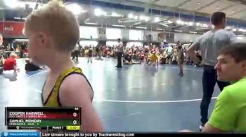 65 lbs Placement Matches (16 Team) - Cooper Harwell, Full Throttle Wrestling vs Samuel Monday, Stronghold - Gold