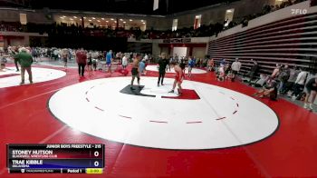 215 lbs Quarterfinal - Stoney Hutson, Blackwell Wrestling Club vs Trae Kibble, Oklahoma
