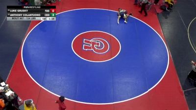 124 lbs Round Of 16 - Luke Grusky, Punxsutawney vs Anthony Colantuono, Council Rock South