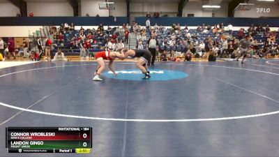 184 lbs Champ. Round 2 - Connor Wrobleski, King`s College vs Landon Gingo, Mount Union