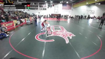 150 lbs Round 3 - Joseph Ramirez, El Modena vs Lincoln Chung, All American WC