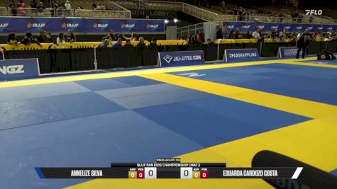 Annelize Silva vs Eduarda Cardozo Costa 2026 Pan Kids Jiu-Jitsu IBJJF Championship