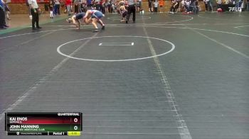 115-120 lbs Quarterfinal - John Manning, Woodshed Wrestling Club vs Kai Enos, Gotcha IL