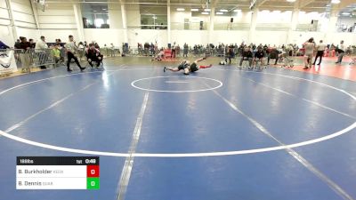 188 lbs Consi Of 8 #1 - Brennen Burkholder, Keene Gladiators vs Brady Dennis, Quabbin