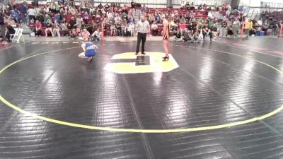126 lbs Round 2 (8 Team) - Kal Smith, Burns/Pine Bluffs vs Weston Maxfield, Lyman