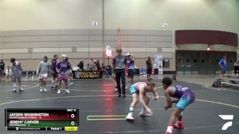 85 lbs Quarterfinals (8 Team) - Jeremy Carver, Copperheads vs Jayden Washington, Untouchables Purple