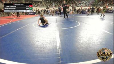 46 lbs Consi Of 8 #2 - Tyler Fleenor, Standfast vs Heith Dollins, Madill Takedown