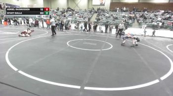 57 lbs Round Of 16 - Adriel Rasmussen, The Rock Of Redmond vs Wyatt Balla, Bruin Elite