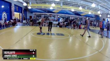 126 lbs Round 5 (8 Team) - Nevin Hayes, Funky Monkey vs Andres Ufret, Soldier City Lions Den