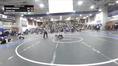 150 lbs Champ. Round 2 - Bruce Cabugos, Colony vs Ethan Cao, Webb