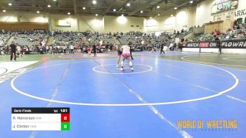 136 lbs Semifinal - Raeanna Halvorson, Swamp Monsters vs Jaidyn Clinton, Threshold