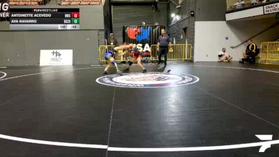 Schoolgirls - 100 lbs 7th Place Match - Antoinette Acevedo, Nomad Wrestling Club vs Ava Navarro, Brawley Gladiators 2.0 Wrestling