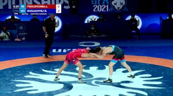 86 kg Semifinal - Amirhossein Firouzpourbandpei, IRI vs Daviti Koguashvili, GEO