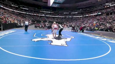 144-3A 1st Place Match - Zach Benson, Gunnison vs Logan Vannest, Platte Valley