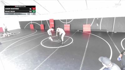 138 lbs Champ. Round 1 - Isaac Silva, Eastvale Elite Wrestling vs Jason Martinez, Valencia