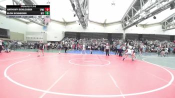 128-I lbs Round Of 64 - Anthony Schlosser, 5 Points Wrestling Club vs Elon Schneider, Montclair
