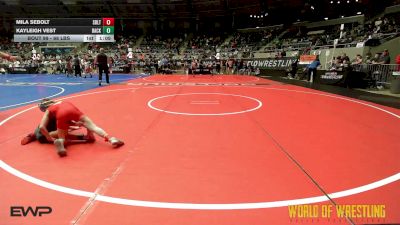 68 lbs Final - Mila Sebolt, Sebolt Wrestling Academy vs Kayleigh Vest, Backyard Brawlers Midwest