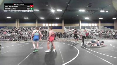 165 lbs Round Of 32 - Jake Broadhead, Crimson Cliffs vs Daniel Zappas, Palo Alto Elite