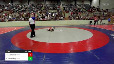57 lbs Quarterfinal - Tetsuo Anderson, Spartans Wrestling Club vs Lane Chumbley, South Paulding Junior Spartans Wrestling Club