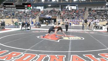 157 lbs Champ. Round 1 - Kayson White, Highlands vs Jack Madden, Russell