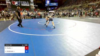 126 lbs Rnd Of 128 - Cael Kusky, Georgia vs Lane Andersen, Wisconsin