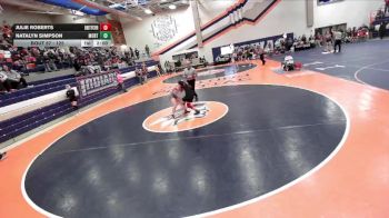 125 lbs Champ. Round 2 - Natalyn Simpson, Morton vs Julie Roberts, Decatur (Unity Christian)