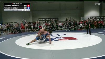 92 lbs Champ. Round 3 - Connor Mirasola, NLWC/TMWC vs Dillon Bechtold, Buffalo Valley Regional Training Center