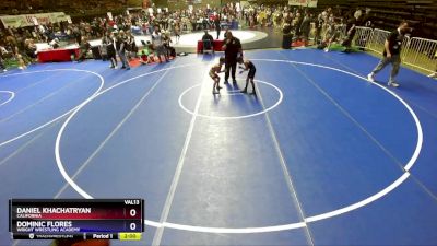 67 lbs Semifinal - Daniel Khachatryan, California vs Dominic Flores, Wright Wrestling Academy
