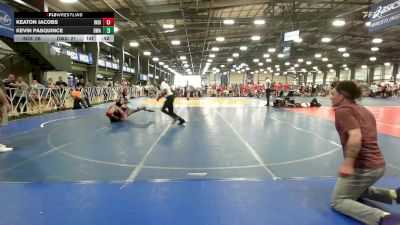 170 lbs Rr Rnd 1 - Keaton Jacobs, Indiana Outlaws Gray vs Kevin Pasquince, Diesel Wrestling Academy