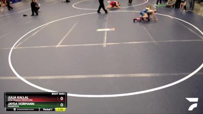 Quarterfinal - Julia Kallal, New Prague Wrestling vs Jayda Hormann, Minnesota