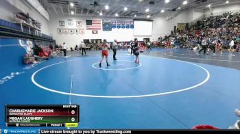 155 lbs Quarterfinal - CharlieMarie Jackson, Burns/Pine Bluffs vs Megan Laughery, Natrona County