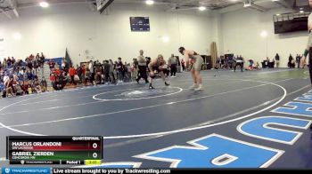 197 lbs Quarterfinal - Marcus Orlandoni, UW Lacrosse vs Gabriel Zierden, Concordia MN