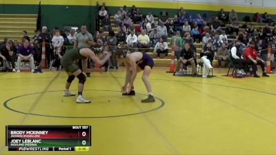 132 lbs Cons. Round 4 - Brody McKinney, Jackson (massillon) vs Joey LeBlanc, Highland (medina)