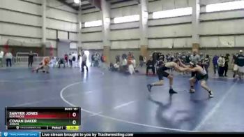 123 lbs Champ. Round 2 - Sawyer Jones, Northridge vs Cowan Baker, Jordan