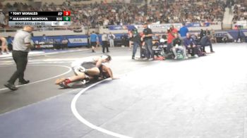 159-D2 5th Place Match - Tony Morales, Arizona College Prep vs Alejandro Montoya, North Canyon High School