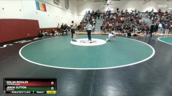 138 lbs Cons. Round 1 - Nolan Rosales, Thunder Basin vs Jeron Sutton, Buffalo