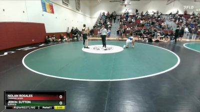 138 lbs Cons. Round 1 - Nolan Rosales, Thunder Basin vs Jeron Sutton, Buffalo
