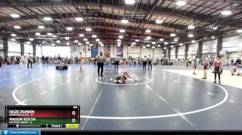 60 lbs Rd# 2 10:30am Friday - Haze Dunkin, Nebraska Elite vs Mason Kolva, Nauman Green