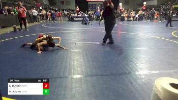 80 lbs 5th Place - Cole Buffler, Owen J Roberts vs Myles Hoover, North Allegheny