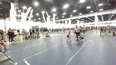 54 lbs Quarterfinal - Emelina Cuevas, Central Coast Most Wanted vs Alaina Saavedra, Top Rank