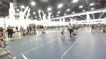 54 lbs Quarterfinal - Emelina Cuevas, Central Coast Most Wanted vs Alaina Saavedra, Top Rank