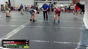 157 lbs Placement (4 Team) - Brandon Dean, Force WC vs Quentin Warford, D3Primus