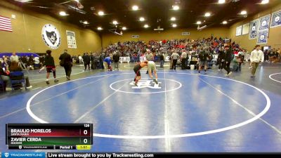 126 lbs Champ. Round 2 - Braulio Morelos, Santa Maria vs Zavier Cerda, Hoover